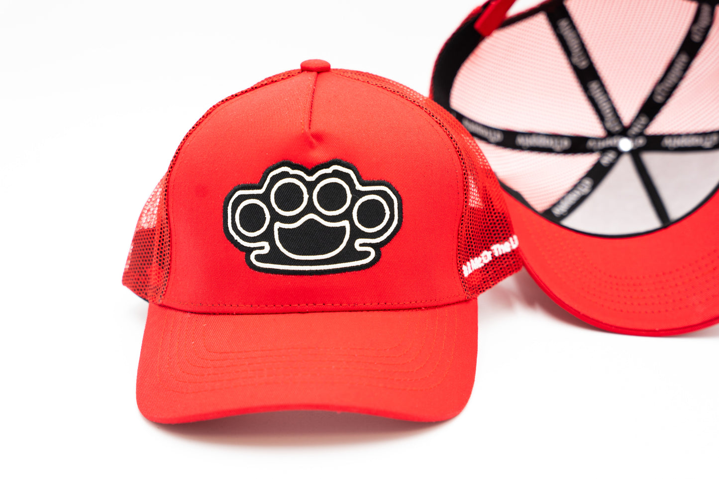 RED EMBLEM TRUCKER