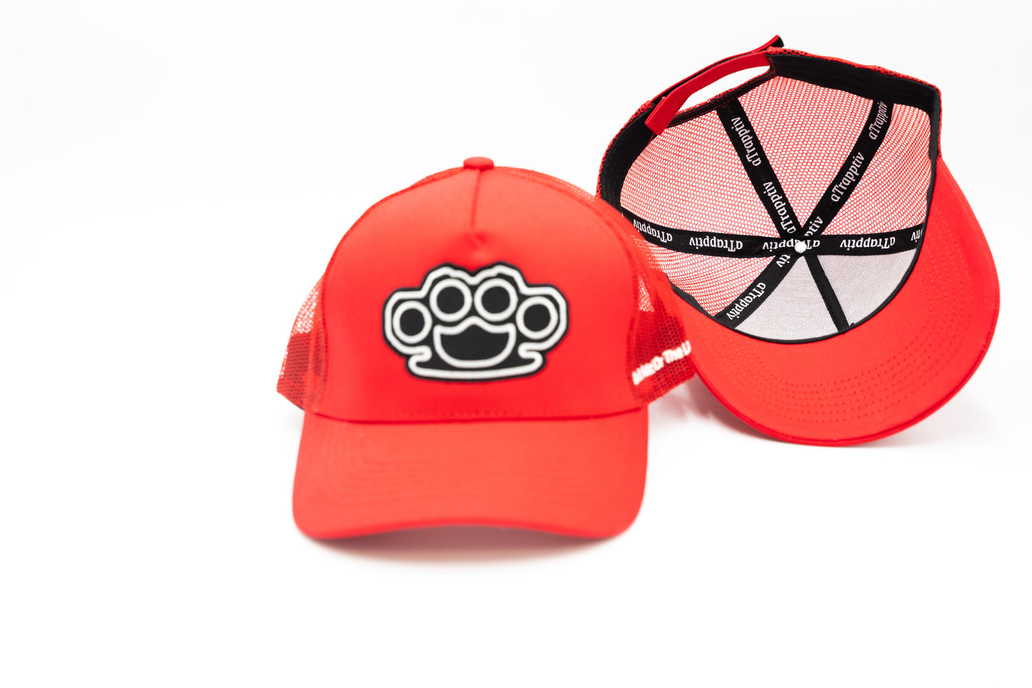 RED EMBLEM TRUCKER